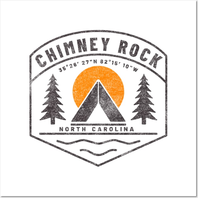 Visiting NC Mountain Cities Chimney Rock, NC Wall Art by Contentarama